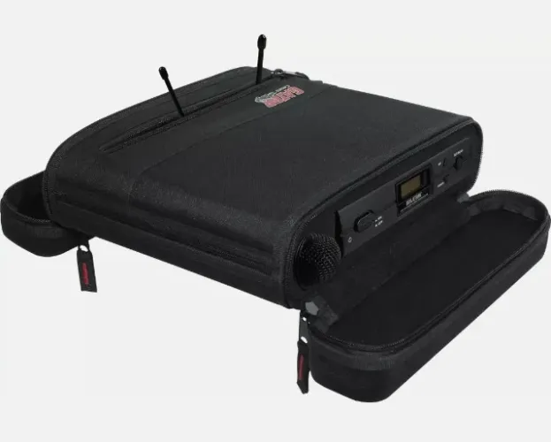 Case Gator para 1 microfone e receptor - profissional - IMPORTADO