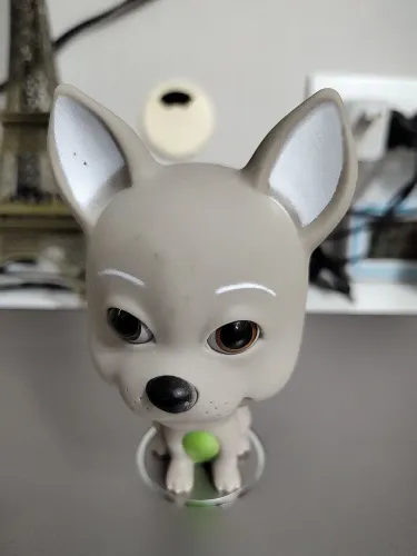 Boneco Dr. Canino Pet Cinza/Verde Vinil Original