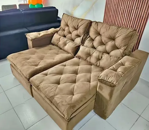 Sofá retrátil Dubai, reclinavel 1.900 