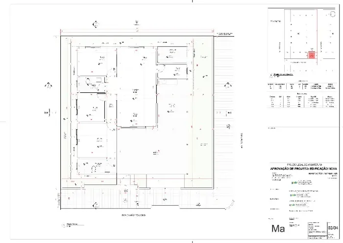 Projeto para aprovação - Arquiteto 