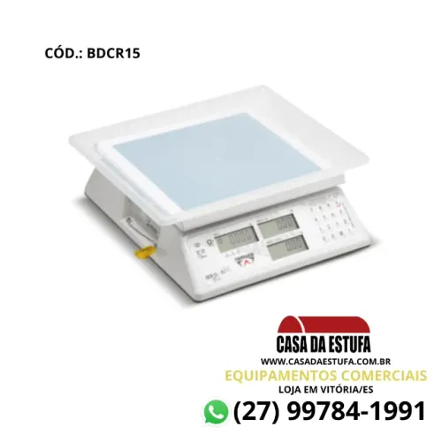 Balança Digital Ramuza Inmetro Branca- 15 kg