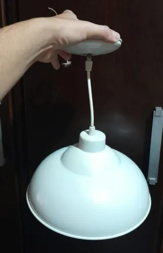 Luminária De Teto Pendente Branca 