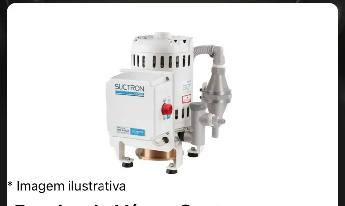 Vendo bamba a vácuo de consultório odontológico