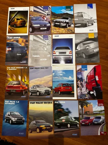 POSPECTO FOLDER LINHA FIAT RARIDADE 100,00 CADA!