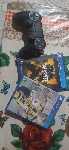 Oferta com controle e jogos de PS4