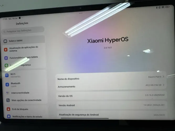 Tablet Xiomi Redmi Pad 6 - 256gb