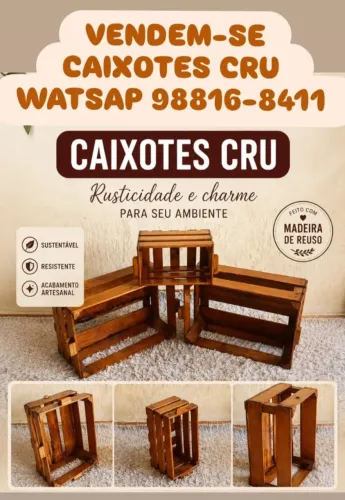 VENDEM-SE CAIXOTES CRU
