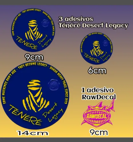 Adesivo Ténéré Desert Legacy