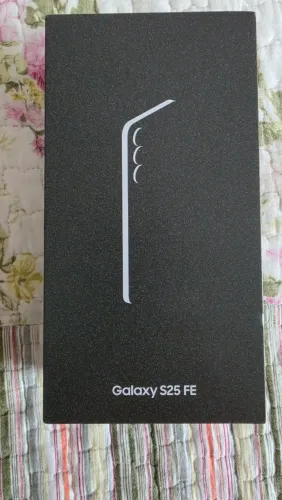 S25 FE 256GB NOVO LACRADO nota fiscal no meu nome