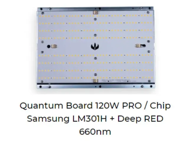 Painel de LED Quantum Board 120W Lm 301h Masterplants - cultivo de hortaliças