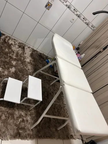 Maca 3 posições branca + escadinha Estética/ tatuagem
