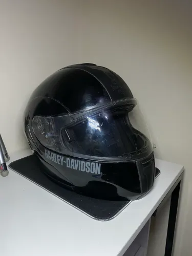 Capacete Escamoteável Harley Davidson com Viseira