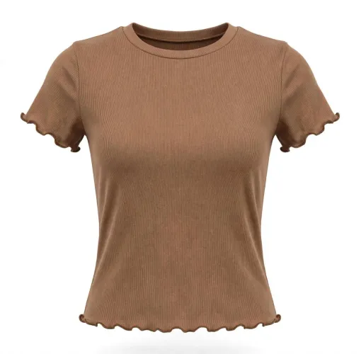Blusa Feminina Malha Canelada