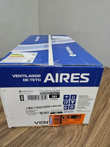 Ventilador de teto ventisol wind novo lacrado