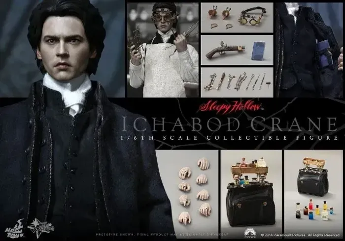 Hot Toys  Sleepy Hollow Ichabod Crane( jack sparrow)