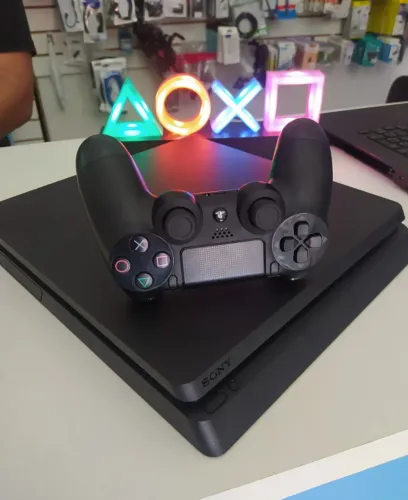 PS4 Slim Com 6 Meses de Garantia - Aceitamos seu Usado