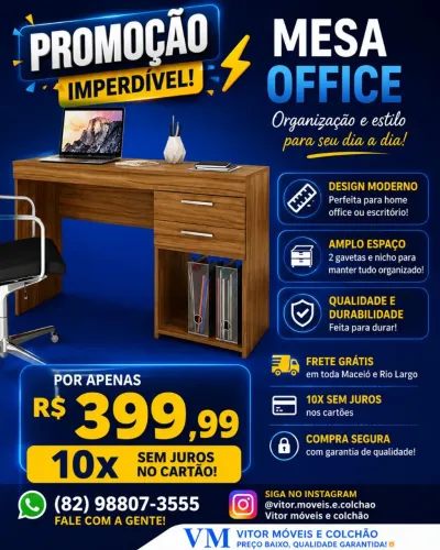 ESCRIVANINHA MESA OFFICE