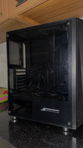 Gabinete Gamer SuperFrame Flow | Vidro Temperado | 3 Fans RGB