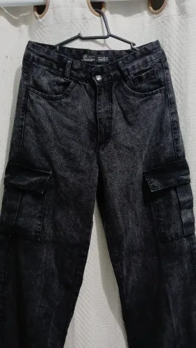 Calça cargo preta