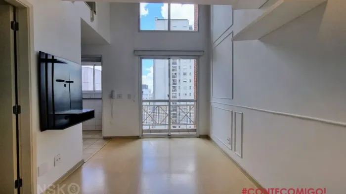 Apartamento Duplex para Locação com 1 Dormitorio - 1 Vaga - Bela Vista - Paraiso - NSK3 Im