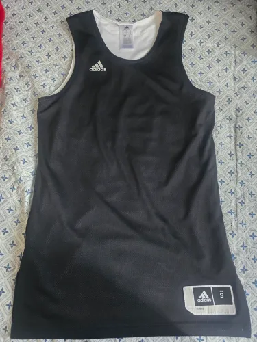 Regata Adidas Performance Dupla Face Treino Reversível Branca / Preto ( Original ) 