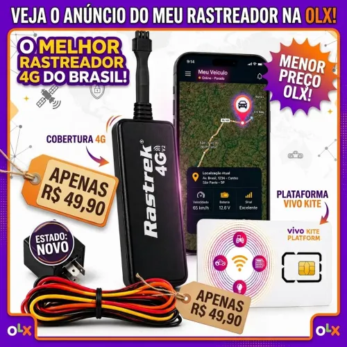 Rastreador Veicular Gps Bloqueio Remoto App Chip M2m