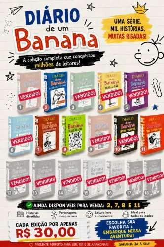 livros diário de um banana