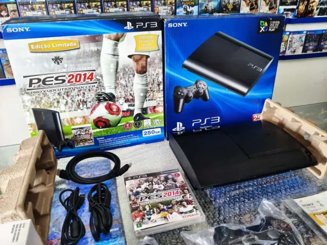 PlayStation 3 Super Slim Raro de colecionador loja Wp Games Cwb