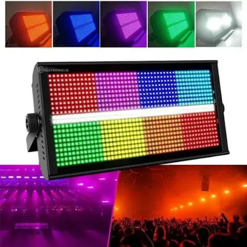 Strobo Atomic 1000w Led Rgbw Dmx Para Dj semi nova na caixa