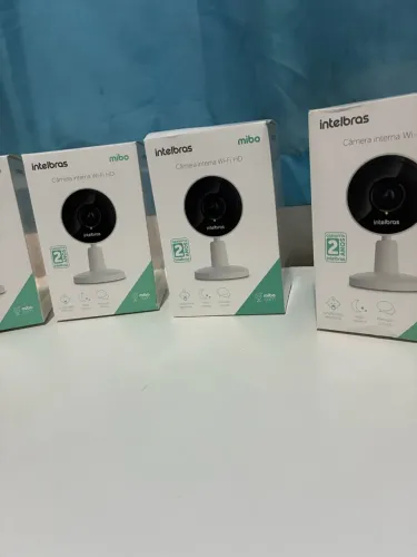 Câmera Inteligente Interna Wi-fi HD iMX1 Branca Intelbras