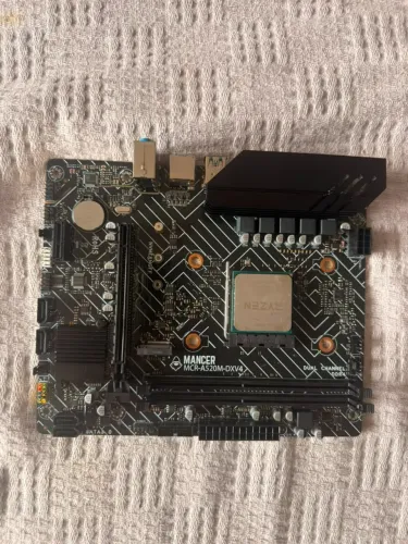 VENDO PLACA MÃE E PROCESSADOR ( Placa Mae Mancer A520M DX, DDR4, Socket AMD AM4, M-ATX, .