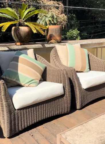 Poltronas em fibra - Franccino Giardini