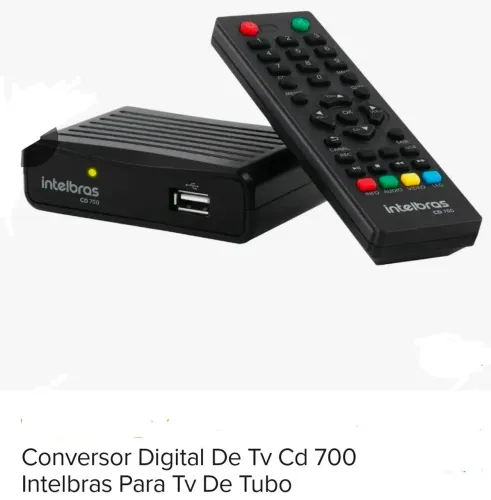 Conversor Digital De Tv Cd 700 Intelbras Para Tv De Tubo