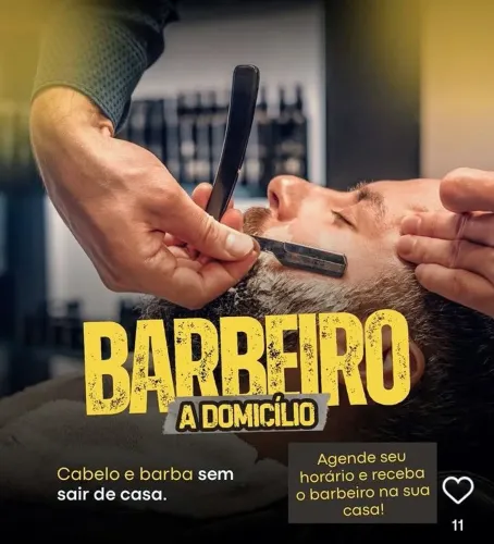 Barbeiro a domicílio 