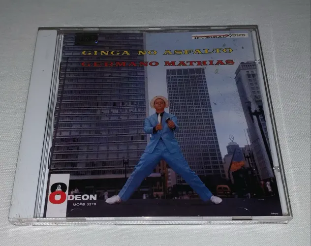 Cd Germano Mathias Ginga no Asfalto raridade 100 anos Odeon
