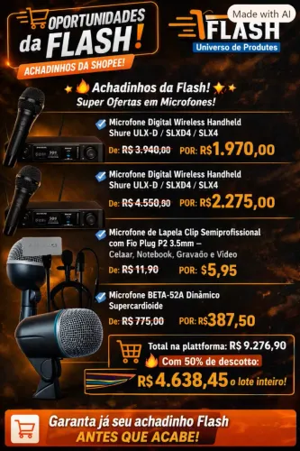 Achadinhos da Flash - Microfones!