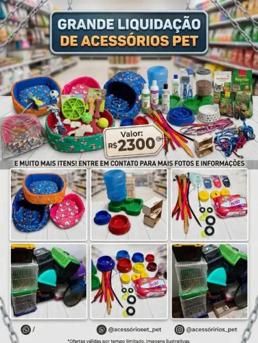 Mercadorias Loja Pet