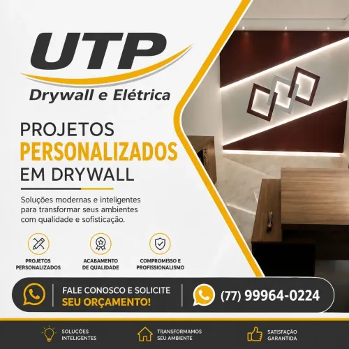? Drywall e Elétrica Profissional em Barreiras e Região | Projetos Personalizados
