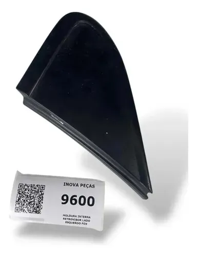 Moldura Interna Retrovisor Lado Esquerdo Fox Preto