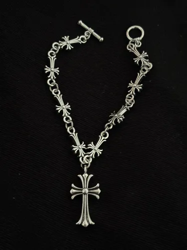 Pulseira chrome hearts cruz