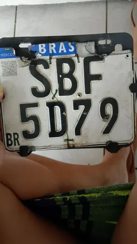PLACA PERDIDA SBF5D79 