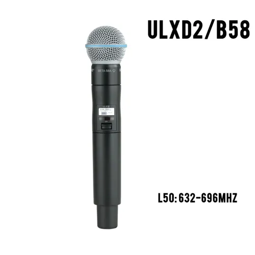 Transmissor Bastão de Mão ULXD2 BETA58A L50 632-696MHz