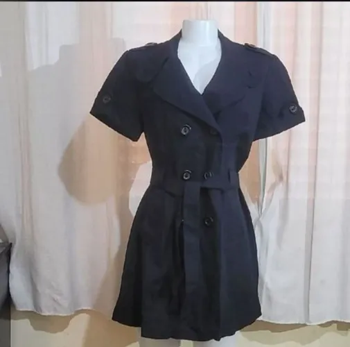 Vestido preto botões Talita Kume tam 38