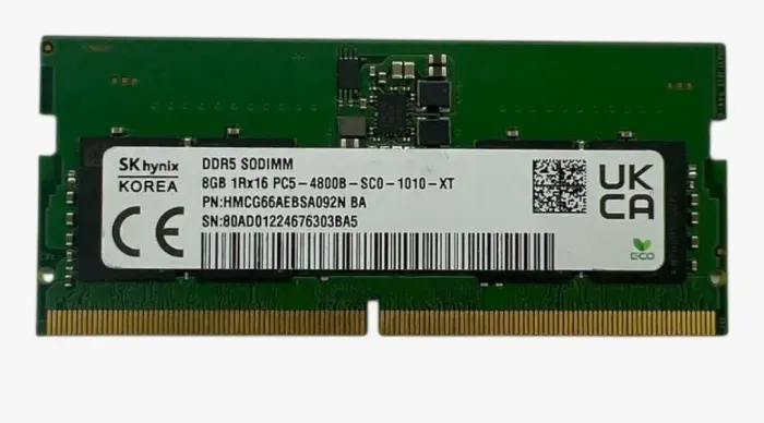 Memória 8gb Ddr5 Pc5 4800mhz Notebook P/ Sk Hynix