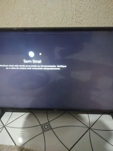Tv LG 50 polegadas pequena avarias