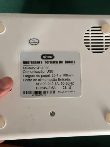 Impressora térmica de rótulo 