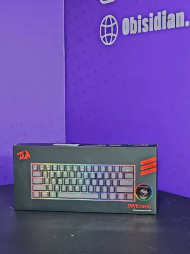 Teclado Gamer Mecânico Redragon Sem Fio Draconic 