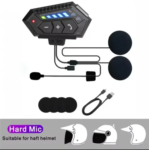Fone bluetooth para capacete