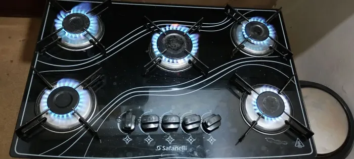 Fogão cooktop 5 bocas