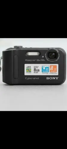 Câmera digital Sony cyber shot (à prova dagua)